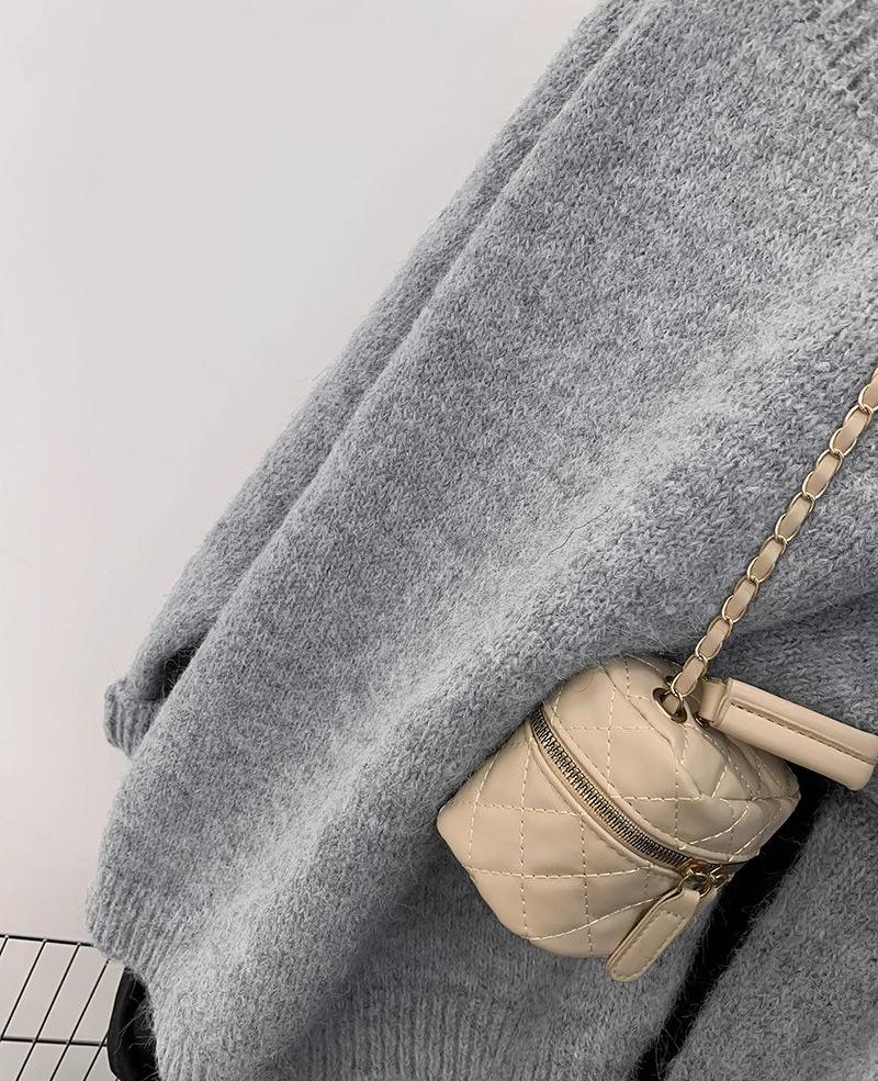 Plus Size Women Autumn Winter Warm Sweater Oversize Loose Casual Knitted Pullover Crew Neck Long Sleeve Tops