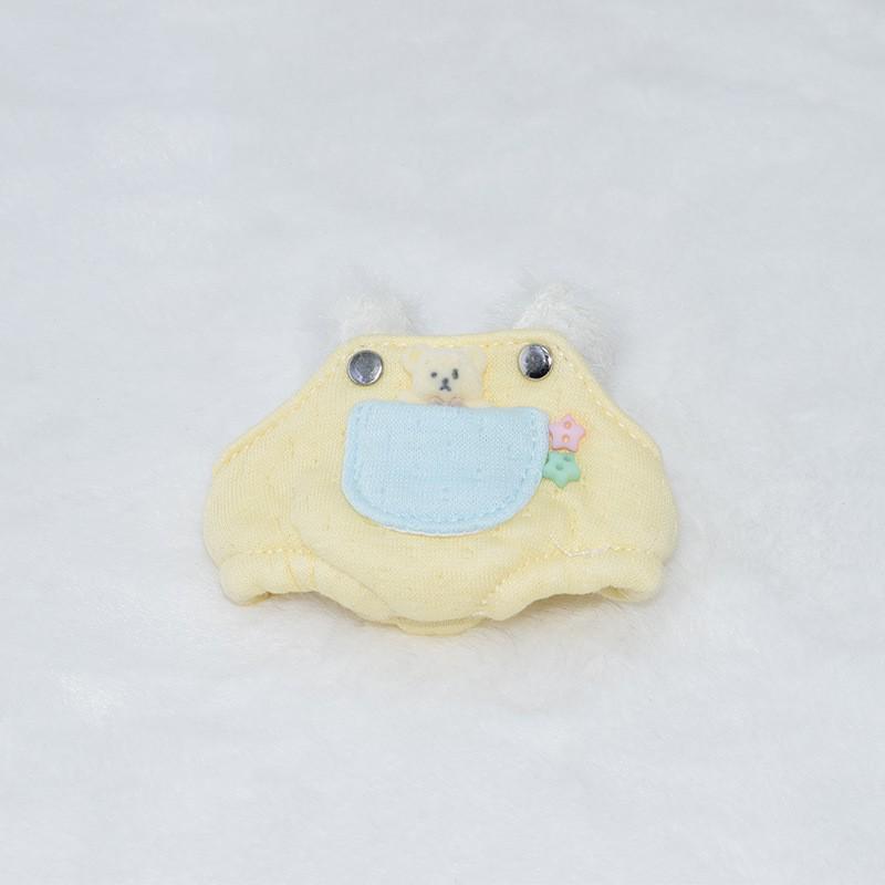10CM Cotton Doll Hat & Overalls Set - Dress-up Accessories