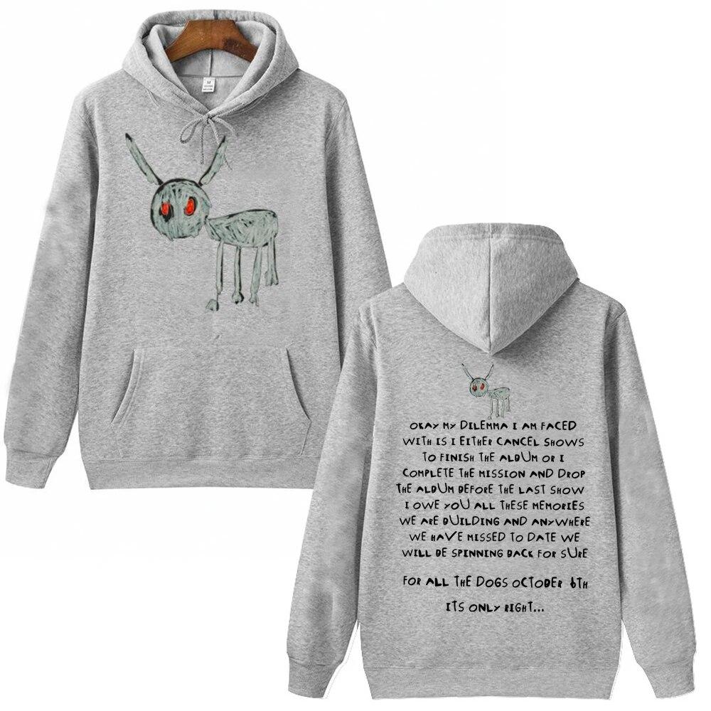 For All The Dog New Album Drake Hip Hop Music Hoodie Unisex Woman Harajuku Pullover Tops Streetwear Fans Gift Unisex