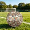 1pc Tiger Watercolor Art Theme Soccer Ball Football, Size 5, Lightweight PVC, Outdoor Training Soccer Ball,Sports Gift T61421