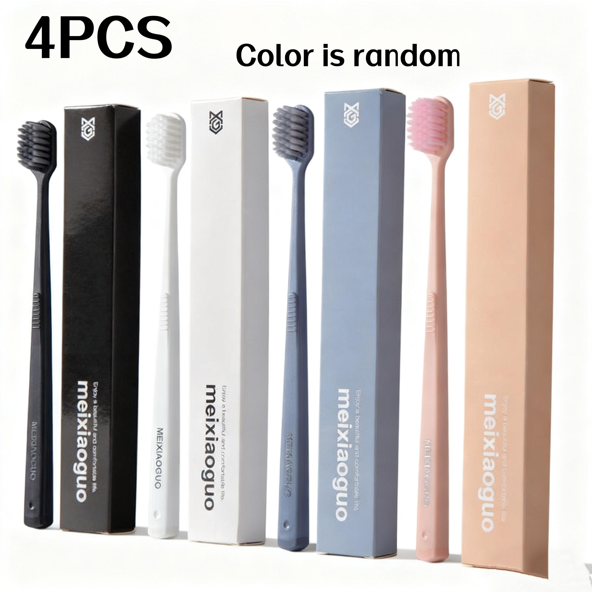

4/10Pcs Random Color Toothbrushes for Home Use, High-End Adult Individually Packaged Toothbrushes with Soft Bristles, Essential for Furn