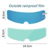 Antibeschlag- und regenfeste Folie für Helme, beschlagfreie Nanobeschichtung, transparenter Aufkleber, wasserdichte Folien, Helmzubehör