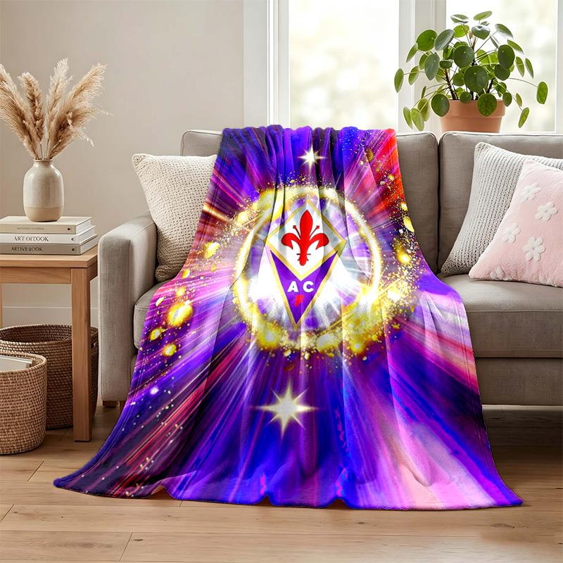 ACF Fiorentina blanket Flannel Blanket Soft Cozy Plush Throw for Sofa Bed Lightweight Home Decor