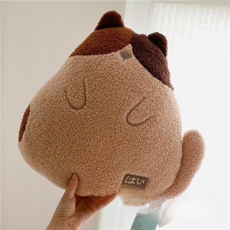 Soft Animal Cushion With Pp Cotton Filling And Spliced Embroidery For Lounge And Car Use