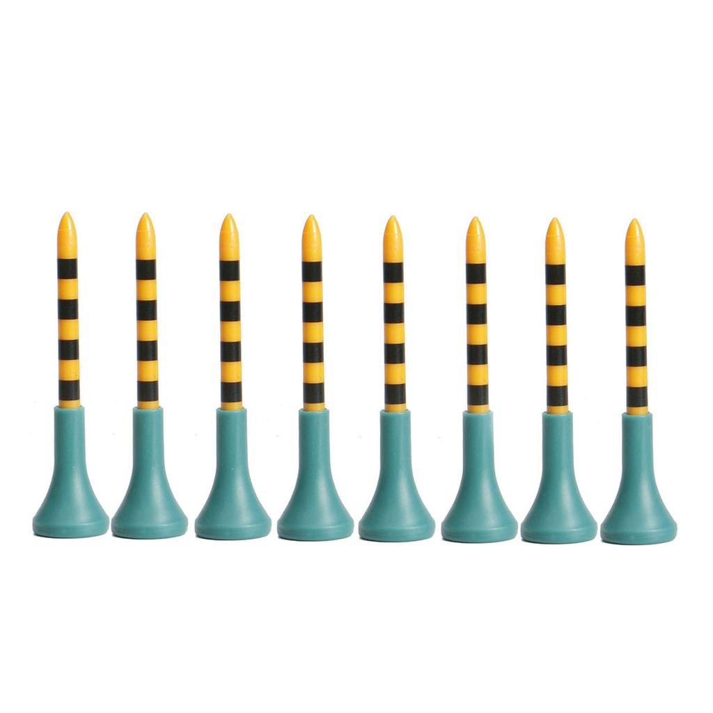 PVC Golf-Tee Kunststoff-Golfball-Basis 70/83mm Weiche Silikonhülle Kappe Mehrfarbig Trainingshilfen Sportzubehör