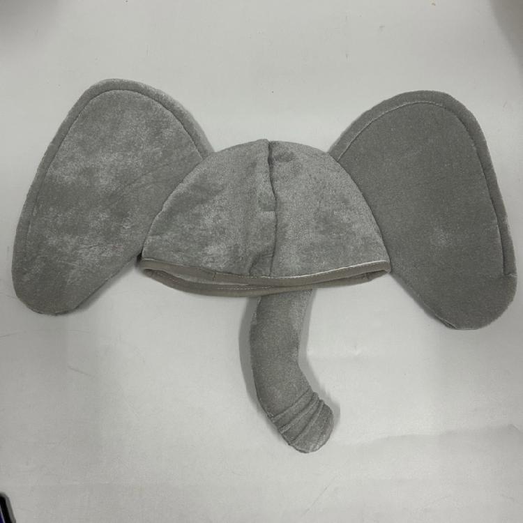 Plush Elephant Hat Unisex Headgear for Halloween Cosplay Event Props Novelty Costume Hat Headwear 3D Hat for Party