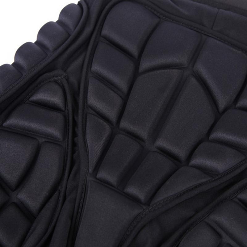 Unisex 3D Hip Protective Padded Shorts Anti-fall 0.6in Thick Skiing Hip Padded Shorts Breathable Drop Resistance Protective Gear