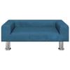 VidaXL Canapé pour enfants bleu 70x45x26,5 cm velours, mini canapé, mini canapé-chaise, mini canapé pour enfants, canapé de 3196329