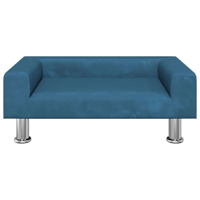 VidaXL Canapé pour enfants bleu 70x45x26,5 cm velours, mini canapé, mini canapé-chaise, mini canapé pour enfants, canapé de 3196329
