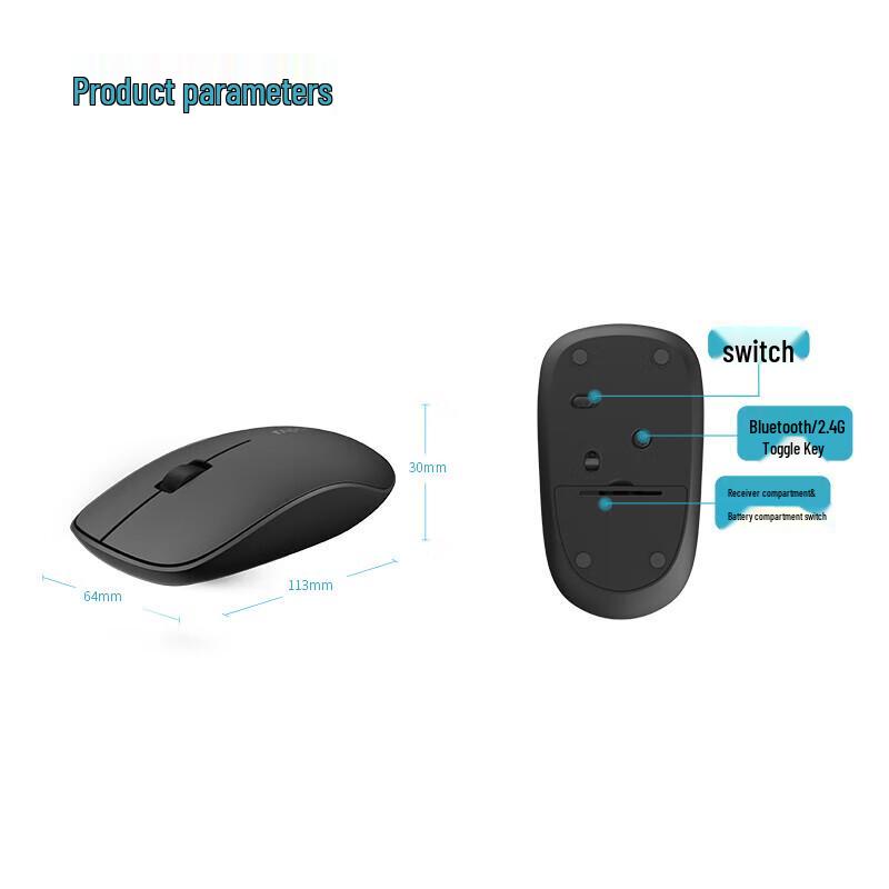 Rapoo M200 Tri-Mode Wireless Bluetooth Mouse