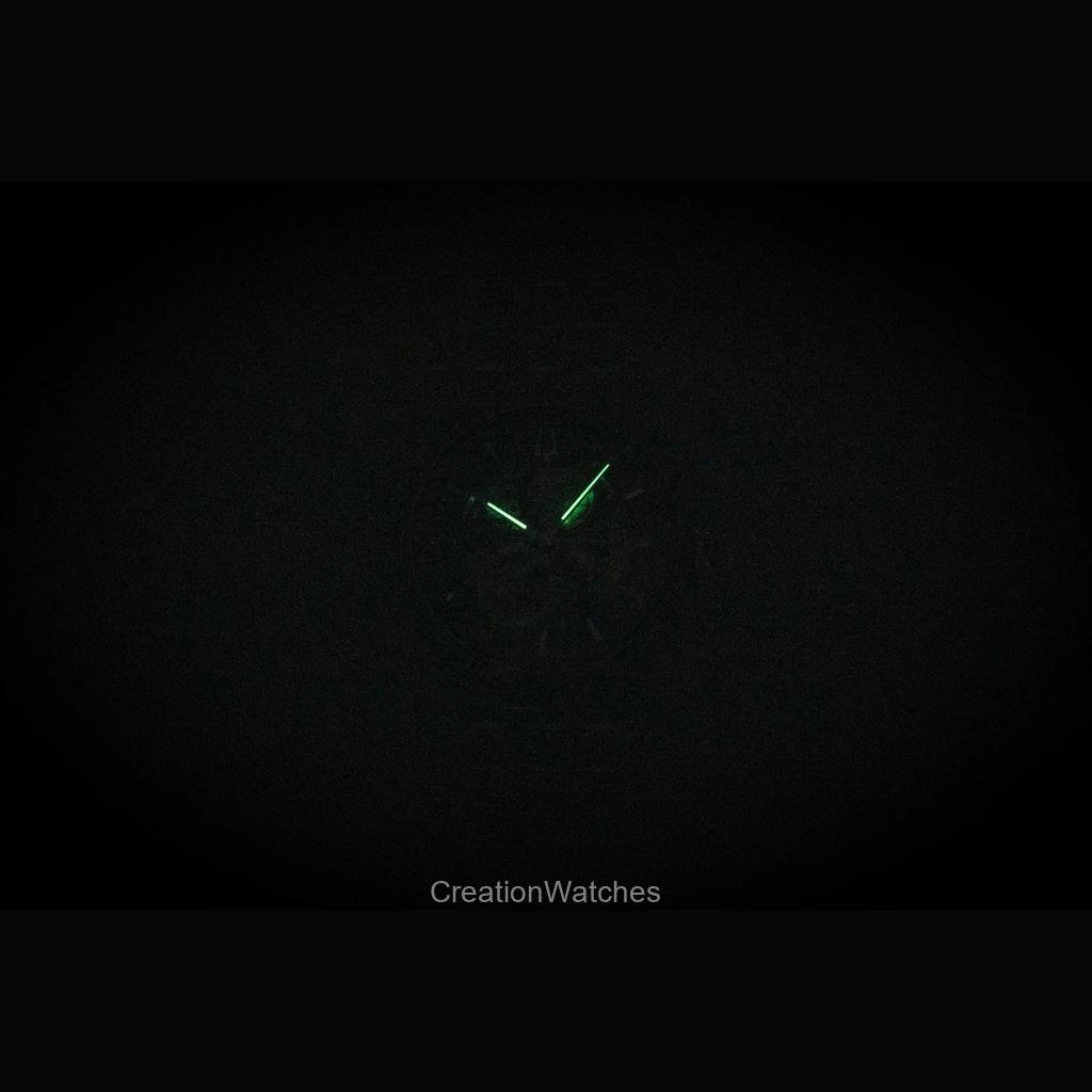 Bulova Sutton Stainless Steel Green Skeleton Automatic 96A329 Men's Watch