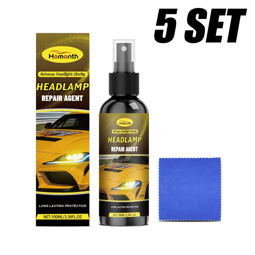 Auto Scheinwerfer Restaurierung Polieren Scheinwerfer Kratzerentferner Set Oxidationsreiniger Reparaturpaste für Scheinwerferbaugruppe 100ml