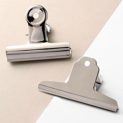 Metal Mountain Shaped Clip Universal Stationery Clip High Quality Round Clip  School Office