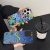 Game Geometry Dash For IPhone 16 15 11 12 13 14 17 Pro Max PLUS Pro Soft Corrugated Silicone Back Phone Case