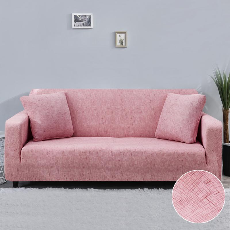 Texture Pattern Sofa Covers For Living Room All-Inclusive Elastic Chair Couch Corner Sectional Sofa Cover Furniture Slipcover