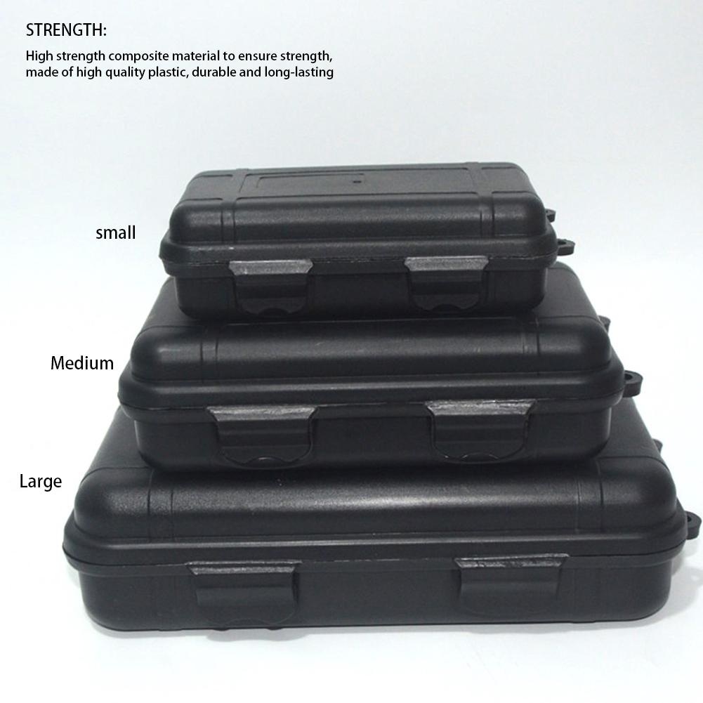 Waterproof Plastic Survival Case Shockproof Dustproof Outdoor Survival Box Container for Camping Hiking Boating