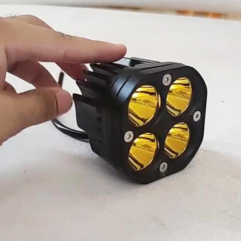LED Car Motorcycle Modified Driving Light Work Light Spotlight Waterproof Off-road Fog Light 20W/40W 12V/24V Square Circular
