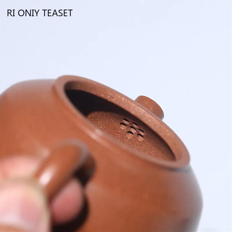 130ml Chinese Yixing Purple Clay Teapots Beauty Tea Infuser Kettle Famous Handmade Zisha Tea Pot Teaware Tea Ceremony Gifts