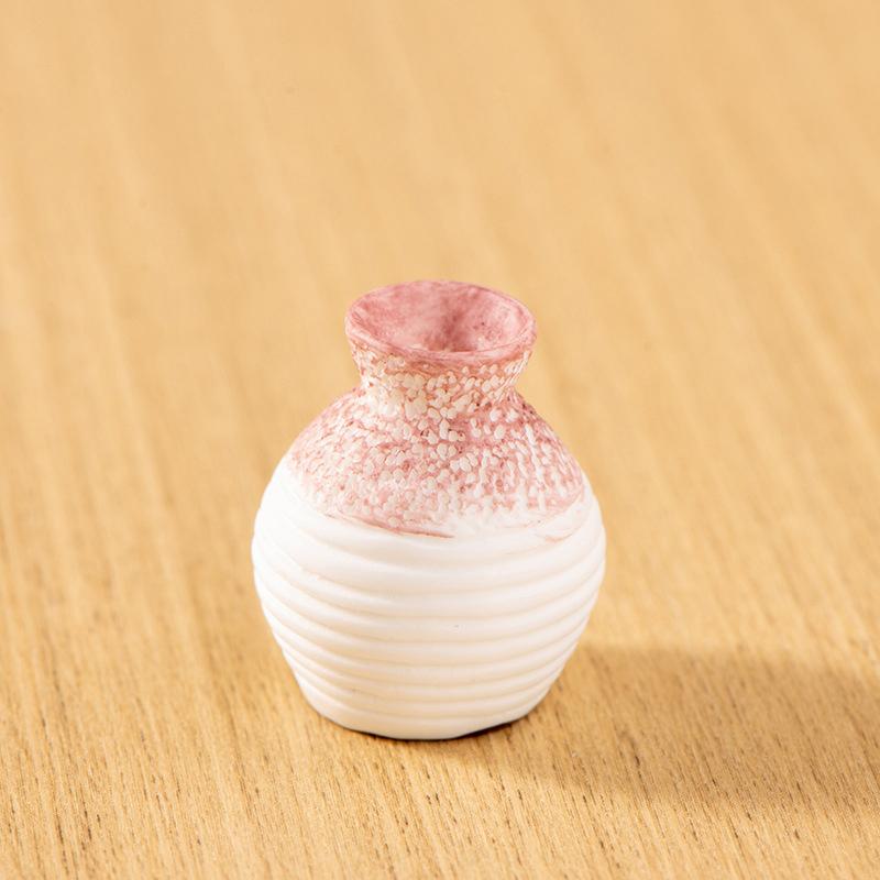 1:12 jarrones antiguos en miniatura para casa de muñecas, arreglos florales, botellas, boca pequeña, jarrón vacío, decoración para el jardín del hogar, accesorios para casa de muñecas