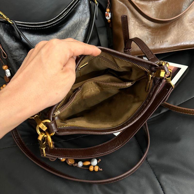 Neue modische vielseitige Einzel-Schulter Crossbody faule große Kapazität Mehrfachfächer Damen mit Beuteltasche