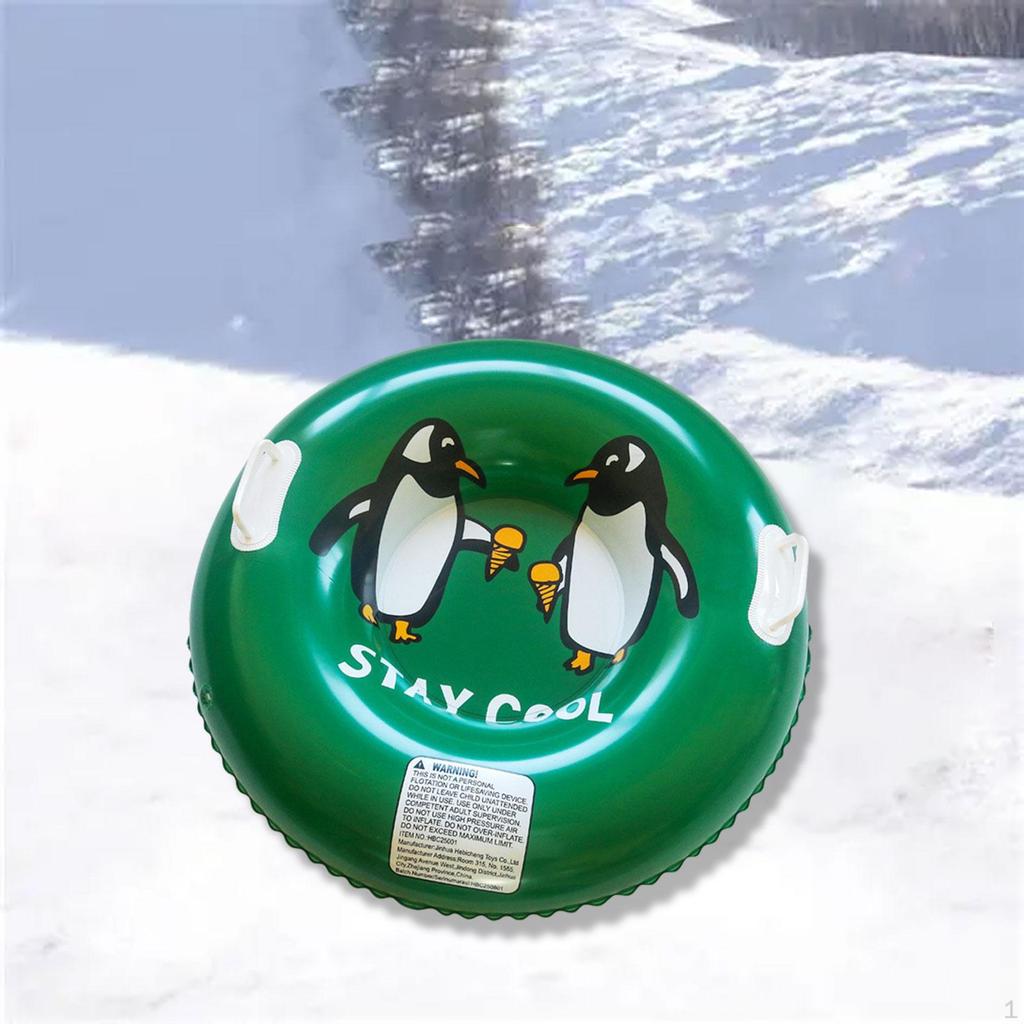 Inflatable Snow Sledding Tube for Family Gatherings, Friend Outings