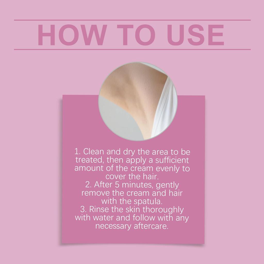 Gentle Hair Removal Cream Smooth Skin Health Painless Hair Remover Growth Inhibitor for Men Woman Body Care Lasting Results