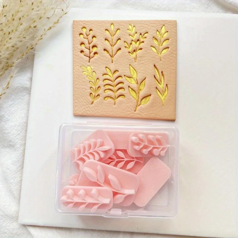 8pcs Soft Clay High Precision Molds for Handmade Gifts, Hairpins, Accessories,Pendants,DIY Creative Decorative Earrings.
