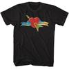 Tom Petty Herz und Banner Musik T-Shirt