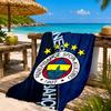 Fenerbah?E-Sport Club Emblem Strandtuch, Schnelltrocknend, Pflegeleicht, Geeignet für Fitness und Strandurlaub, Sport-Essential