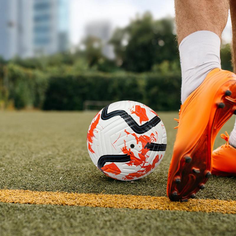 Sports Soccer Ball Size 5 Club Soccer Ball Soft Cover Sports Soccer Ball For Birthday Festival School Sports Game Teens Adult