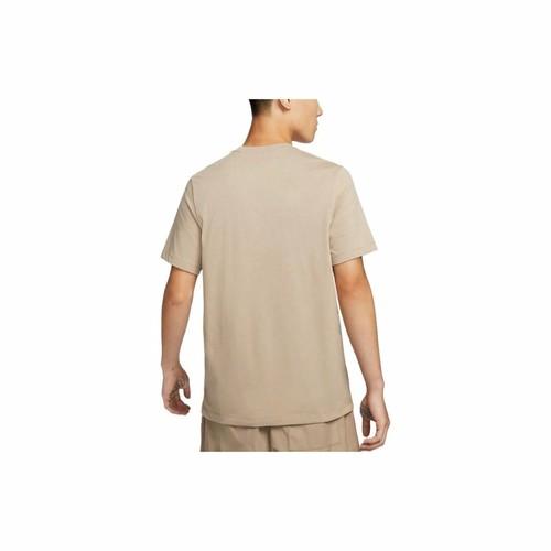 Nike Soft and Comfortable Casual Short-Sleeve T-Shirt for Men in Khaki