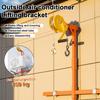 Air Conditioner Suspension Bracket Removal Tool Outdoor Air Conditioner Bracket Hand-Cranked Winch Air Conditioner Lift Crane