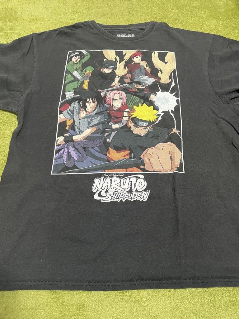 [USED] NARUTO 00s Vintage Anime T-shirt, Used Clothing