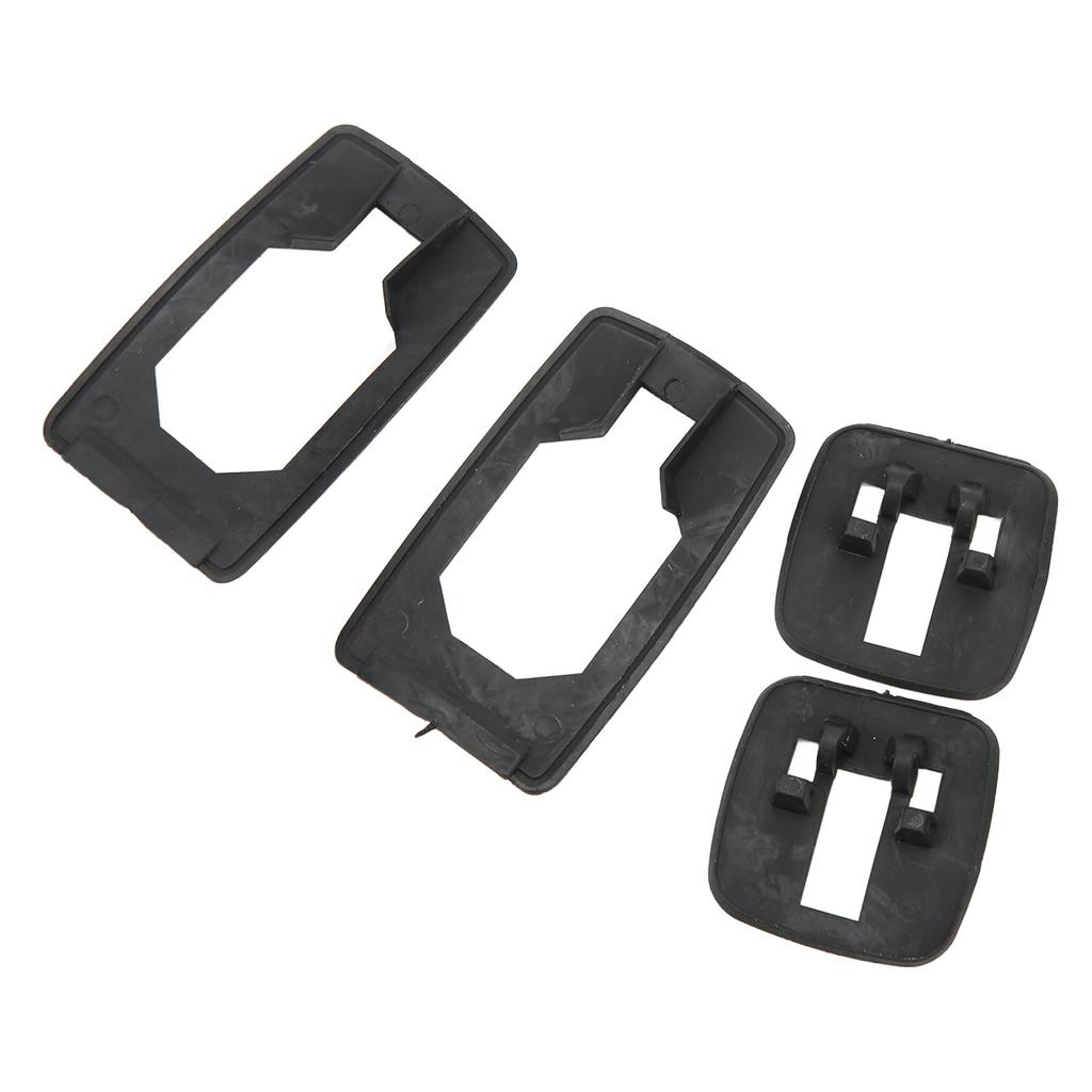 4Pcs Door Handle Seal Set Front Rear Left Right Rubber Black Easy To Install for III 3 Car
