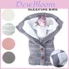 Premium Baby Sleeping Bag W/ Lamb Wool Infant Swaddle Stroller Wrap Knitted Blanket
