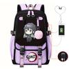 Demon slayer ghost extermination column student schoolbag junior high school student primary school student middle school student backpack