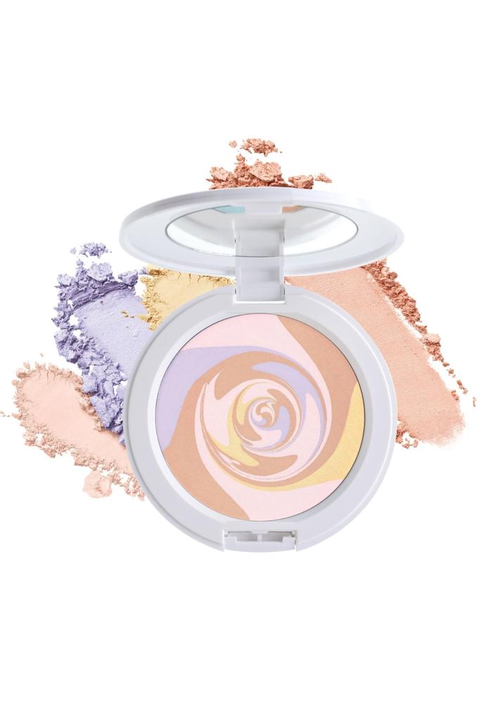 Quince Face Powder, Long-Lasting, Moisturizing, for Dry Skin, Ceramides, Zinc Oxide-Free, Glowing, Pore-Reducing, Pressed Skin Proportioning Powder,