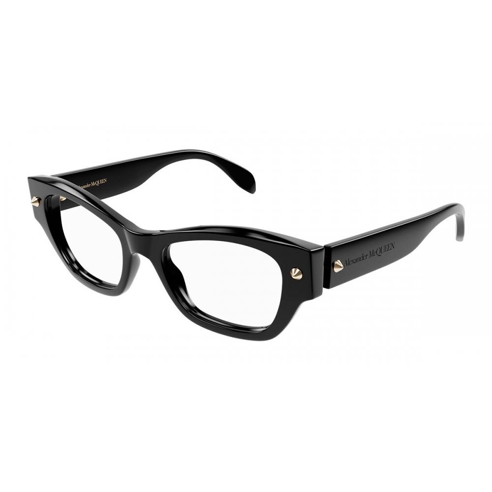 

Alexander Mcqueen Am0429o 001 Women Eyeglasses Shiny Black/52