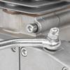 Fahrradmotor-Handstück, 2-Takt, 80 cc, Benzinmotor, Luftzylinder, Verbrennungsmotor, Silber