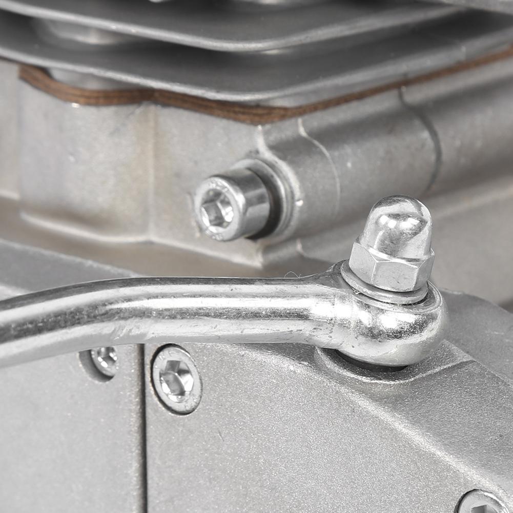 Fahrradmotor-Handstück, 2-Takt, 80 cc, Benzinmotor, Luftzylinder, Verbrennungsmotor, Silber