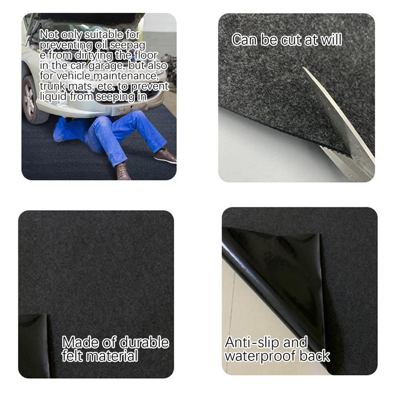 Oil Drain Splash Pad Oil Spill Prevent Mat Anti Splash Oil Splash Pad for Automotive Repair Engine Oil, Gear Oil
