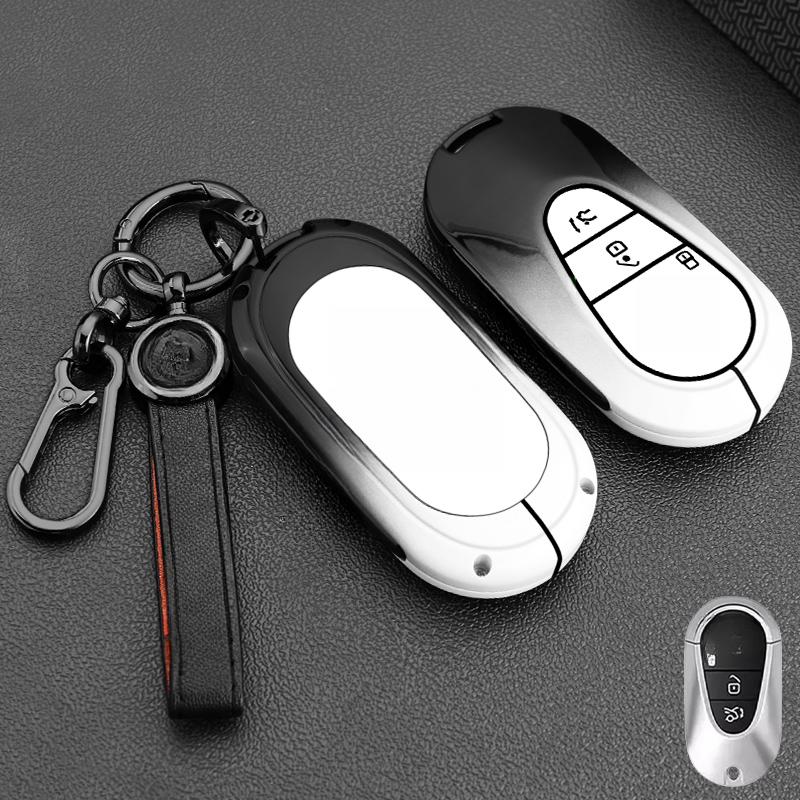 Car Key Case Cover Shell for Mercedes Benz C E S Class GLC W206 W223 W214 E300 C260 C300 S450 S500 S400 Fob Accessories