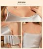 Yaoting Women's Ice Silk Pajamas - Long Sexy Camisole Nightgown for Summer and Autumn