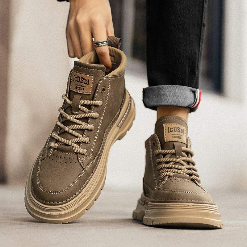 Men's Shoes Autumn 2025 New Martin Boots Men's Versatile Retro Men's Tooling Boots Sports and Leisure Shoes Men's