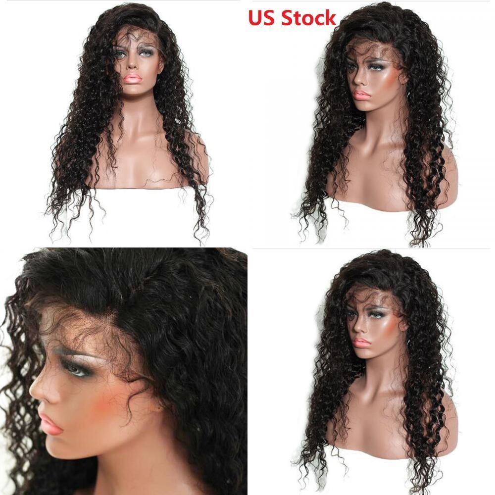 Brasilianische tief gewellte lockige synthetische Haare Vollperücken mit hitzebeständiger Faser für Frauen