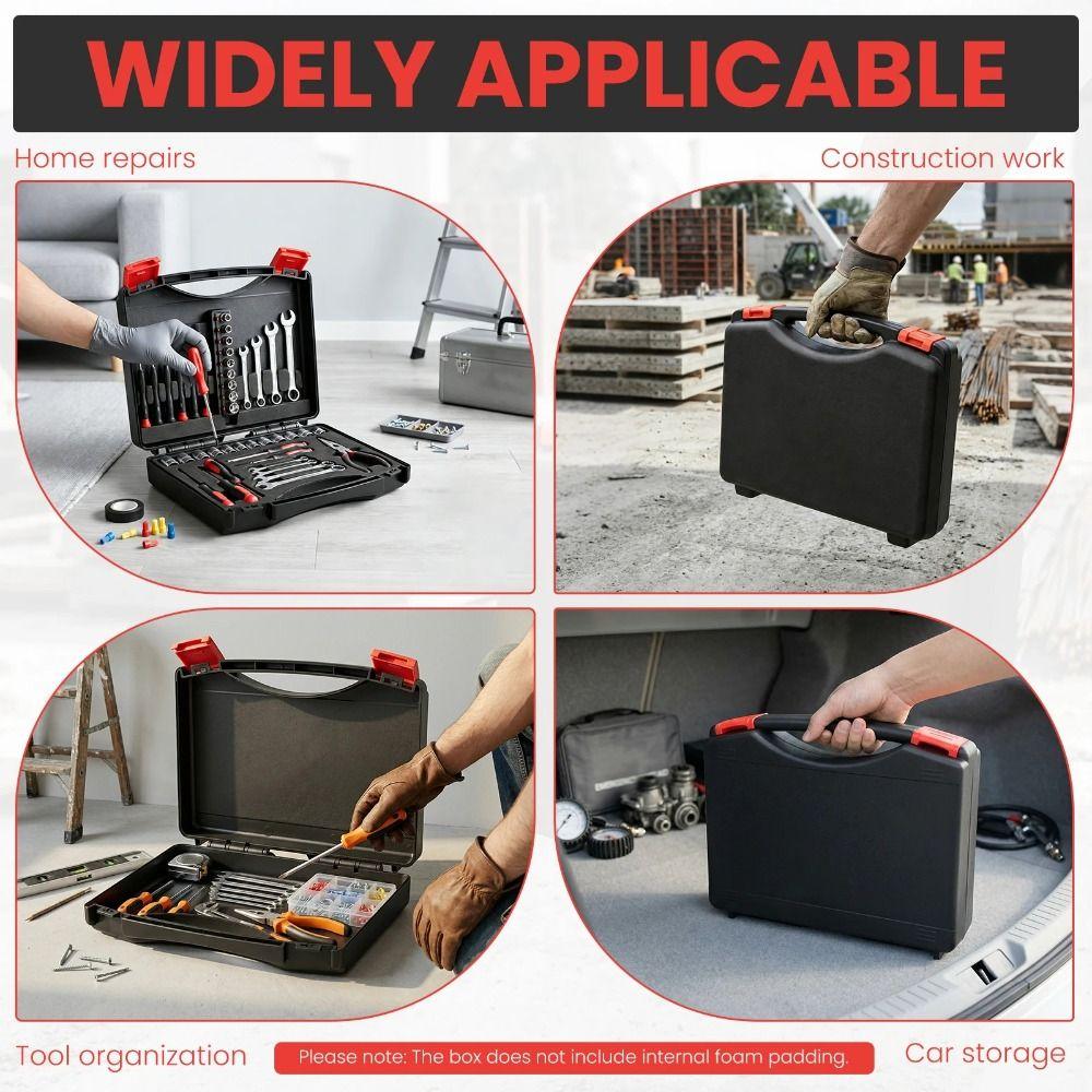 1Pcs PP Plastic Plastic Tool Organizer Storage Case  For Household Workshop Car Storage
