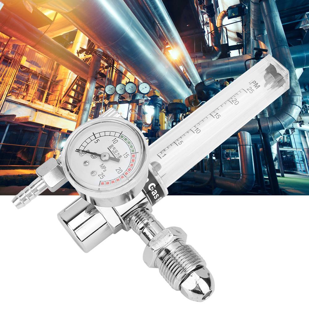 Reductor de Presiune Gaz Argon Manometru Gaz Argon Ieșire Filet Masculin G5814 (CGA540)