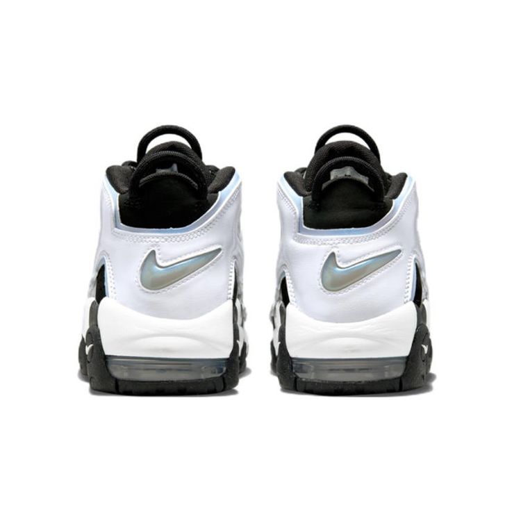 Nike Air More Uptempo GS Black Cobalt Bliss Kids Sneakers White Multi-Color DQ6200-001