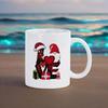 Coffee Mug Handwriting Merry Christmas Ceramic Mug Xmas Colors Love Water Cup For Milk Juice Cola Lovely Festive Gift Funny Cups