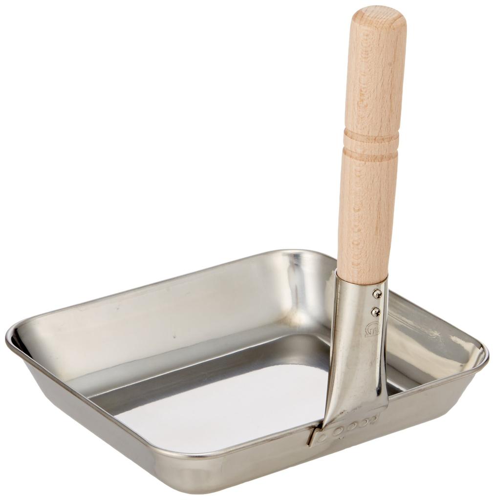 Endo Shoji Large Square Oyako Pot with Steel Body and Beechwood Made In AOY02001 Commercial-Grade Triple-Layered Handle, Japan,